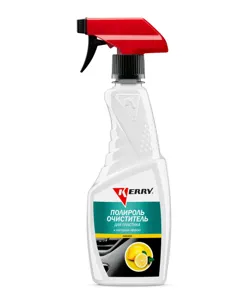 KERRY KR5051 Полироль-очиститель пластика салона с матовым эффектом (лимон) (триггер) 500 мл