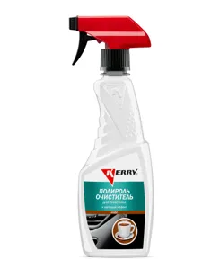 KERRY KR5055 Полироль-очиститель пластика салона с матовым эффектом (кофе) (триггер) 500 мл