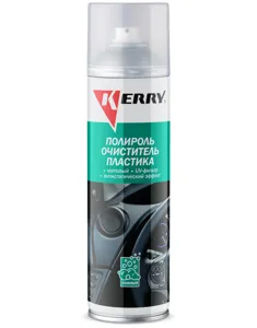 KERRY KR9057 полироль-очиститель пластика салона с матовым эффектом(луговая свежесть) аэрозоль 335мл