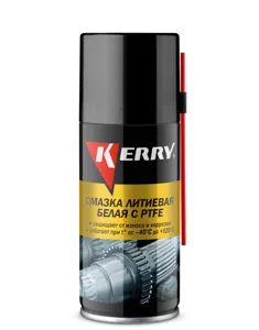 KERRY KR9421 смазка литиевая белая с PTFE аэрозоль 210 мл