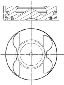 KNECHT/MAHLE 001PI00107002 Поршень