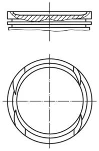 KNECHT/MAHLE 011PI00112002 Поршень d72.50x1.2x1.2x2.0 +0.50 Цена за 1 шт.