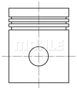 KNECHT/MAHLE 0121203 Поршень, комплект