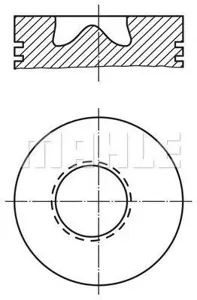 KNECHT/MAHLE 0150400 Поршень в комплекте