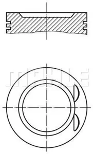 KNECHT/MAHLE 0220601 Поршень
