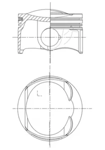 KNECHT/MAHLE 028PI00132010 Поршень