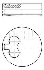 KNECHT/MAHLE 0298213 Поршень