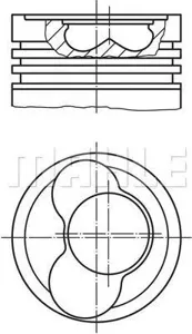KNECHT/MAHLE 0305900 Поршень