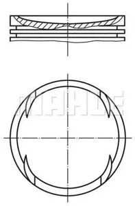 KNECHT/MAHLE 0306400 Поршень