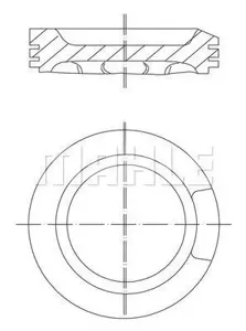 KNECHT/MAHLE 0330401 Поршень