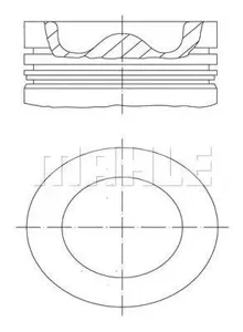 KNECHT/MAHLE 037PI00106000 Поршень