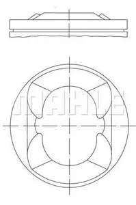 KNECHT/MAHLE 081PI00110000 Поршень