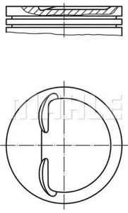 KNECHT/MAHLE 4481103 Поршень