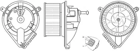 KNECHT/MAHLE AB271000S Вентилятор салона