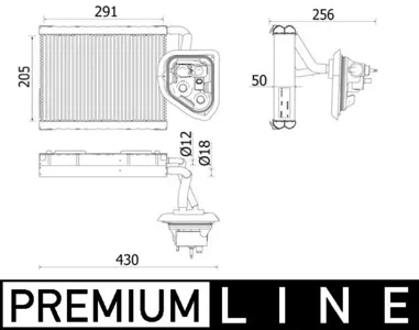 KNECHT/MAHLE AE159000P Испаритель