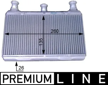 KNECHT/MAHLE AH115000P Теплообменник, отопление салона