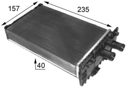 KNECHT/MAHLE AH48000S Радиатор отопителя