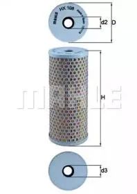 KNECHT/MAHLE HX108 Фильтр масляный ГУРа