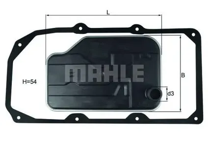 KNECHT/MAHLE HX124D Фильтр АКПП Mercedes W204
