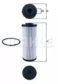 KNECHT/MAHLE HX139D Фильтр АКПП - DSG-7 (с прокладкой)