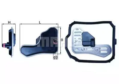 KNECHT/MAHLE HX148D Фильтр масляный гур