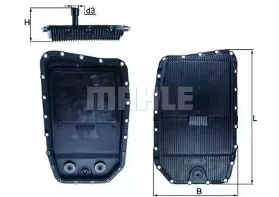 KNECHT/MAHLE HX152 Фильтр АКПП BMW X3X5 (E83E70)
