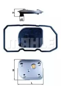 KNECHT/MAHLE HX158D Фильтр АКПП Mercedes W169W176 2.01.5D1.6D1.8D 04> W245 1.51.8D 05-11