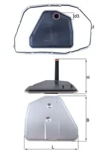 KNECHT/MAHLE HX164D1 Фильтр масляный ГУР