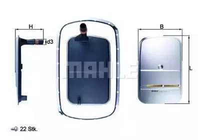 KNECHT/MAHLE HX165KIT Фильтр АКПП