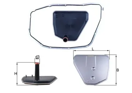 KNECHT/MAHLE HX235D1 Фильтр масляный ГУР