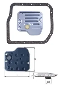 KNECHT/MAHLE HX237D Фильтр АКПП  с прокладкой, комплект