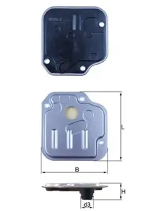 KNECHT/MAHLE HX244 Фильтр масляный ГУР