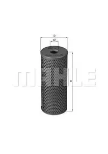 KNECHT/MAHLE HX89 Фильтр масляный ГУРа