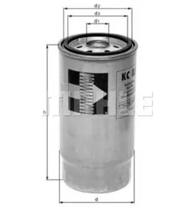 KNECHT/MAHLE KC24 Фильтр топливный HCV