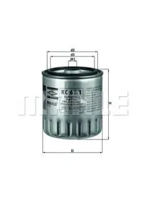 KNECHT/MAHLE KC631D Фильтр топливный дизель