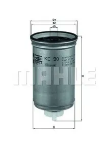KNECHT/MAHLE KC90 Фильтр топливный Ford Transit 2.5DTDTDI