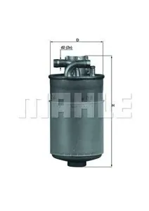 KNECHT/MAHLE KL154 Фильтр топливный Audi A4,A6VW Passat 2.5TDi