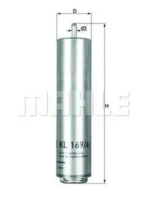 KNECHT/MAHLE KL1694D Фильтр топливный замена KL1693D BMW X5X6 xDrive30d 08>