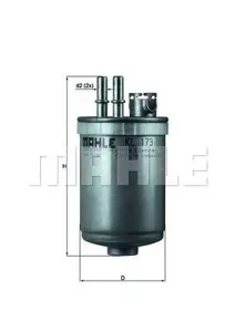 KNECHT/MAHLE KL173 Фильтр топливный