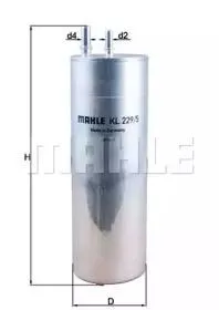 KNECHT/MAHLE KL2295 Фильтр топливный