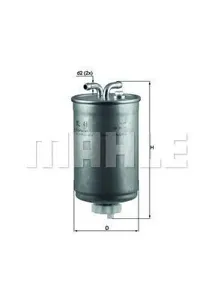 KNECHT/MAHLE KL41 Фильтр топливный