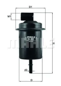 KNECHT/MAHLE KL453 Фильтр топливный Hyundai Atos Prime 1.1 03>