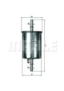 KNECHT/MAHLE KL470 Фильтр топл Aveo 1.2-1.4