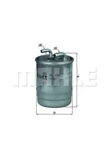KNECHT/MAHLE KL4901D Фильтр топливный Mercedes W204,211,212, 164 200-350 Cdi 2008=>