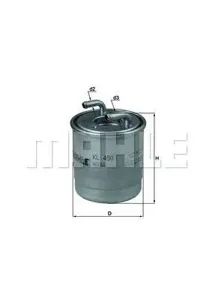 KNECHT/MAHLE KL490D Фильтр топливный Mercedes W204W211 2.2CDi2.5CDi 08>