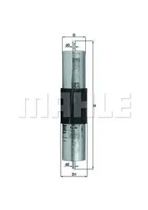KNECHT/MAHLE KL66 Фильтр топливный BMW 3,5,7-серии E36,46,39,32,38