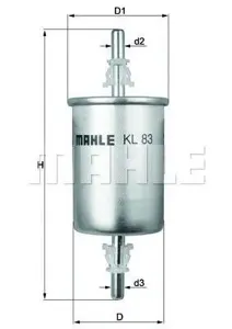 KNECHT/MAHLE KL83 Фильтр топливопровода