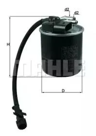 KNECHT/MAHLE KL912 Фильтр топливный Mercedes Sprinter