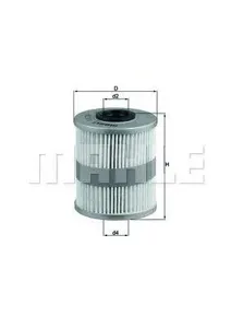 KNECHT/MAHLE KX218D Фильтр топливный Opel Vivaro , Nissan Interstar 1.9DCI-3.0DCI 02>