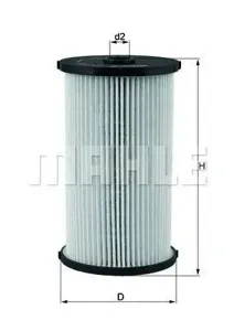 KNECHT/MAHLE KX220D Фильтр топливный ECO